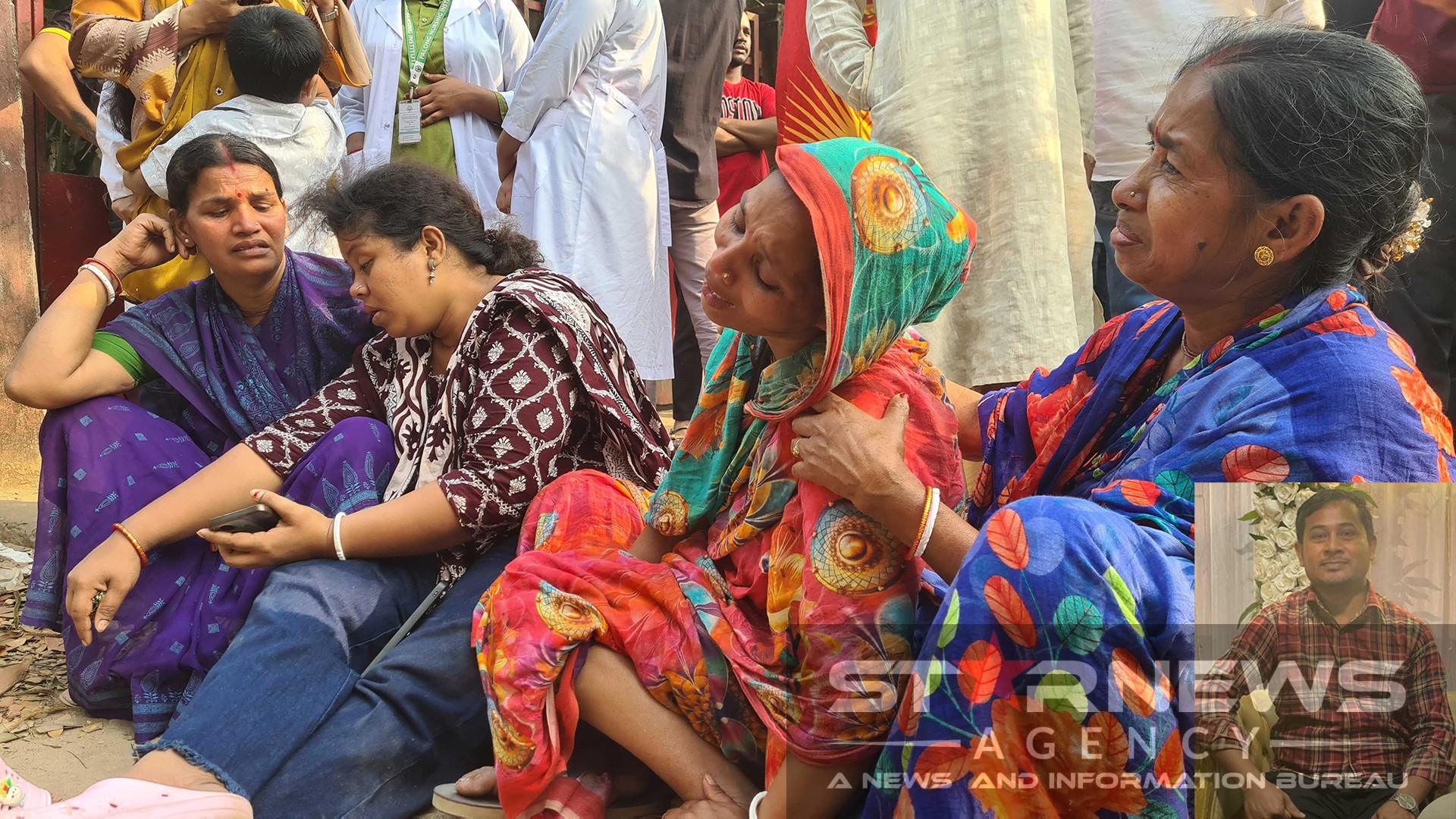 চাঁদা না দেয়ায় স্ত্রীর সামনেই স্বামী গণেশ পালকে নৃশংসভাবে কুপিয়ে হত্যা