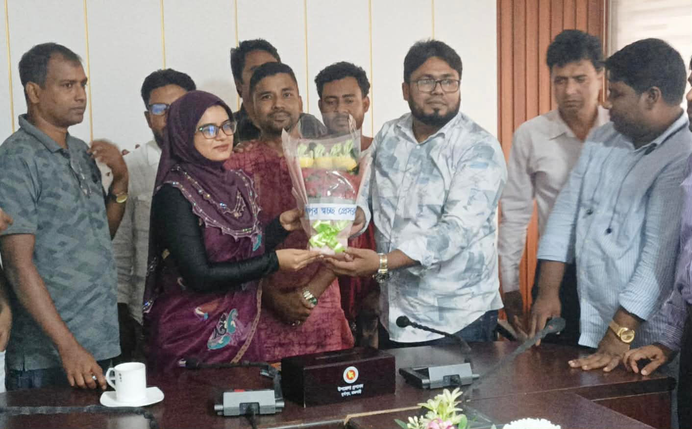 ঐক্যবদ্ধ প্রচেষ্টায় গড়তে চাই সমৃদ্ধ দুর্গাপুর— সাংবাদিকদের সঙ্গে মতবিনিময়ে নবাগত ইউএনও উম্মে হাবিবা ফারজানা