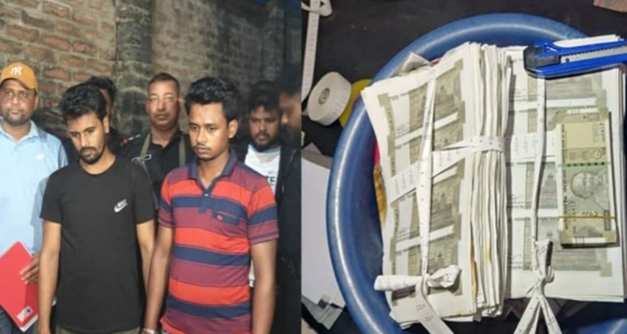 চাঁপাইনবাবগঞ্জে জাল বিদেশি মুদ্রার নোট ও সরঞ্জামসহ দুইজন আটক