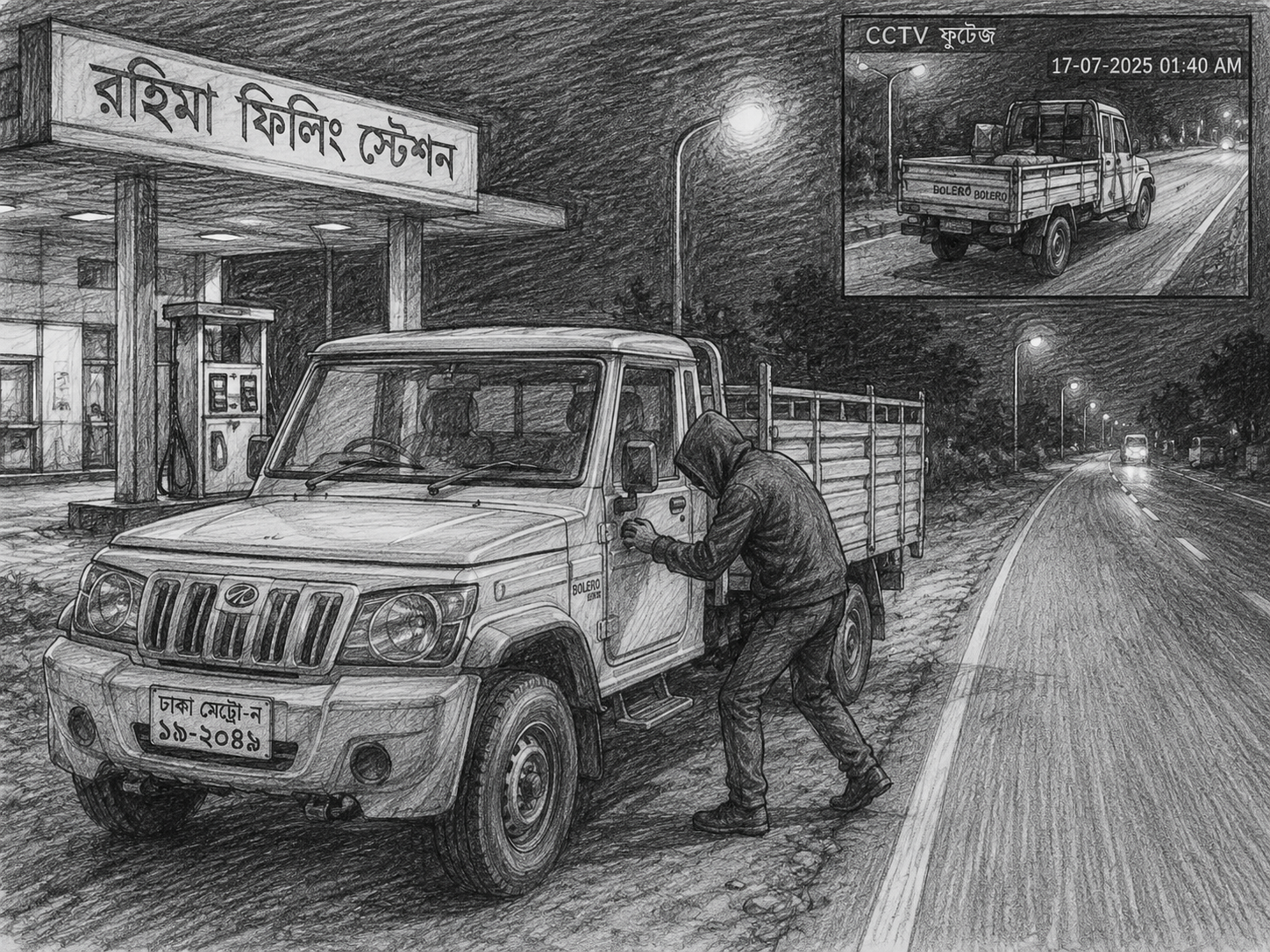 বাগেরহাটে পিকআপ চুরি, রিমান্ডে আসামির স্বীকারোক্তিতে দুইজনের নাম প্রকাশ